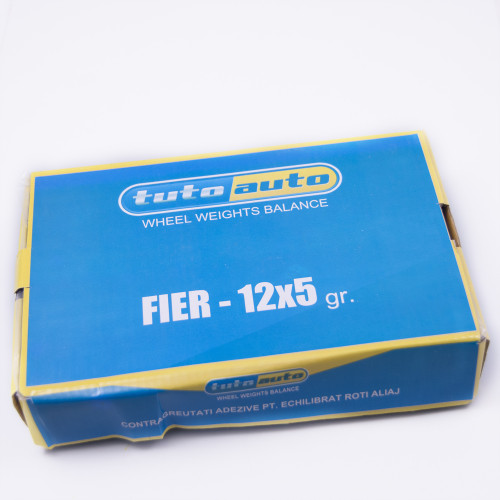 Лепящи тежести за алуминиеви джанти - 330-BLACK12X5 - Contrag 