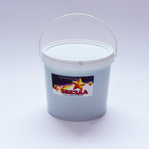 СУПЕР ЗВЕЗДА - кофа 5 кг - лукс каша за миене на силно замърсени ръце, съдовe и фаянс СУПЕР ЗВЕЗДА - кофа 5 кг - лукс каша за миене на силно замърсени ръце, съдовe и фаянс