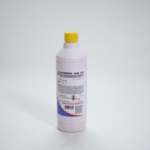 ЧЕРВЕН АНТИФРИЗ - G12R -72°C /  1 литър, концентрат ЧЕРВЕН АНТИФРИЗ - G12R -72°C /  1 литър, концентрат