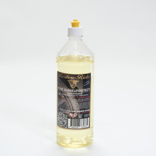 Restore Ride - Tyre shine and protect - Ready to use - 1 литър - блясък за гуми и брони, готов за употреба Restore Ride - Tyre shine and protect - Ready to use - 1 литър - блясък за гуми и брони, готов за употреба