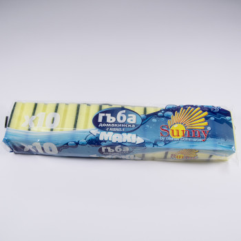 Гъби с канал  х 10 броя -  Макси съни