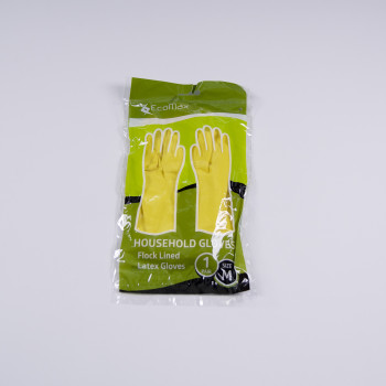 Домакински ръкавици - жълти - размер М Домакински ръкавици - жълти - размер М