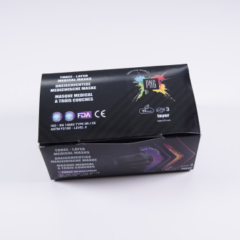 Медицински маски за лице - 50 броя - черни