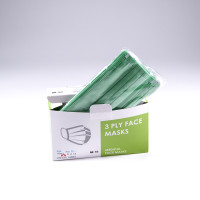 Медицински маски за лице -  50 броя - зелени Медицински маски за лице -  50 броя - зелени